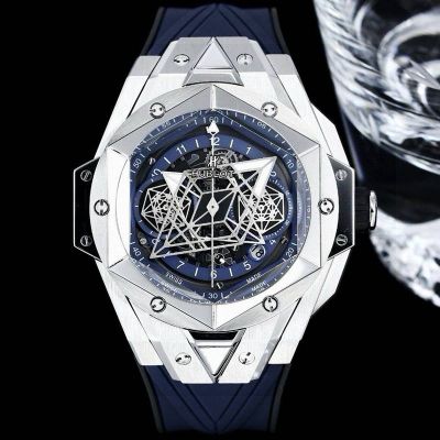 HUBLOT Big Bang Hublost Watch Price Sang Bleu II  Special Edition 7750 Movement Titanium Case Watch